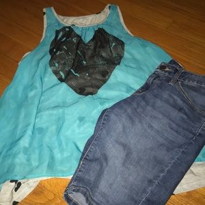 Tank top and shorts